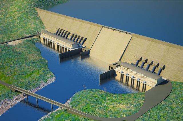 Hydro grand Millenium Dam